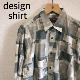 アートヴィンテージ(ART VINTAGE)の古着 ビンテージ 総柄シャツ デザインシャツ(シャツ)