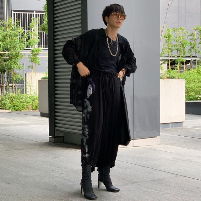 yohji yamamoto blackscandal カラスパンツ19ssパンツ