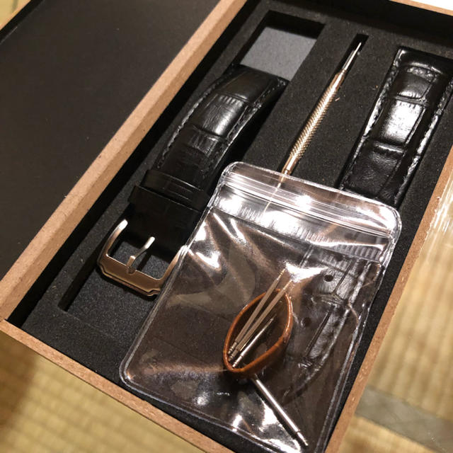 DIESEL(ディーゼル)の腕時計ベルト 革ベルト 黒 22mm 伊勢谷友介風❗️ メンズの時計(レザーベルト)の商品写真