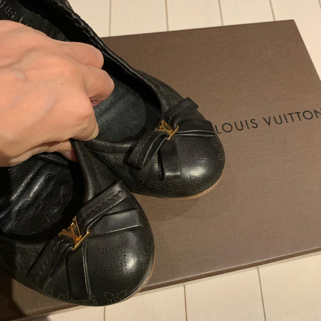 LOUIS VUITTON(ルイヴィトン)のLouis Vuitton ルイヴィトン モノグラム バレエフラットシューズ レディースの靴/シューズ(バレエシューズ)の商品写真