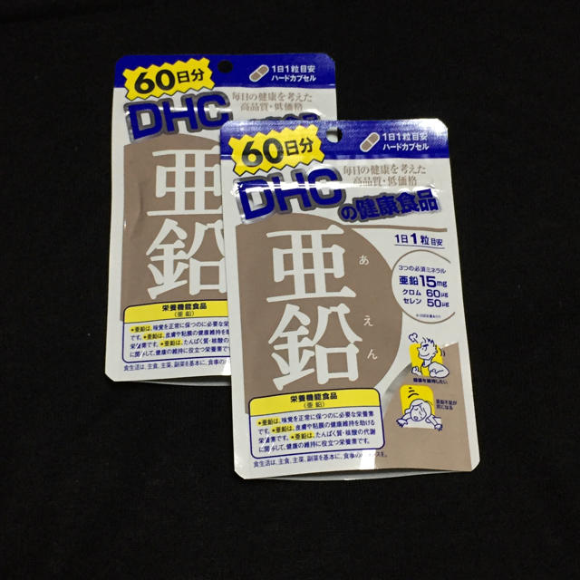 DHC(ディーエイチシー)の【新品】DHC 亜鉛 サプリ 60日分 2個セット  食品/飲料/酒の健康食品(その他)の商品写真