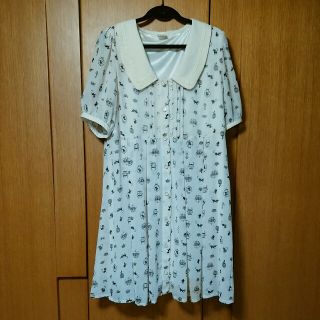 値下げ☆猫ちゃんたっぷりワンピ