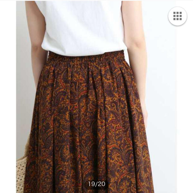 SLOBE IENA(スローブイエナ)のペイズリー柄スカート レディースのスカート(ロングスカート)の商品写真