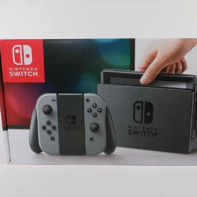 新品未開封 ニンテンドースイッチ グレー4台 旧モデル クーポンなし 送料込