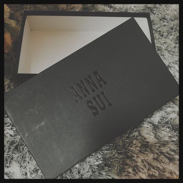 【ANNA SUI】長財布 箱付き パープル薔薇柄  Wallet