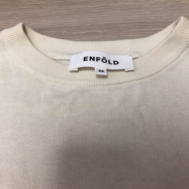 ENFOLD(エンフォルド)のENFOLD シルクコットンニット レディースのトップス(ニット/セーター)の商品写真