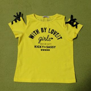 by LOVEiT バイラビット　黄色Tシャツ　130(Tシャツ/カットソー)