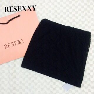 リゼクシー(RESEXXY)のタグ付✨RESEXXY 花柄レースSK(ミニスカート)