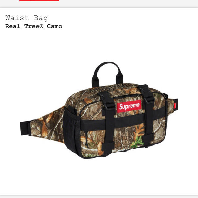 メンズSUPREME 19FW Waist Bag Real Tree Camo