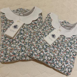 プチバトー(PETIT BATEAU)の【nats7様ご専用】プチバトー ワンピース2点(ワンピース)