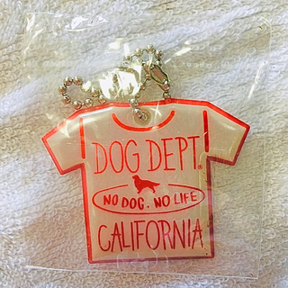 ドッグデプト(DOG DEPT)のドッグデプトDOG DEPT 反射キーホルダー 赤と青　新品(犬)