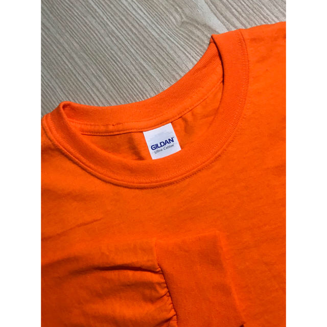 GILDAN(ギルタン)のGILDAN ギルダン ロンT Mサイズ 長袖  Tシャツ セーフティオレンジ メンズのトップス(Tシャツ/カットソー(七分/長袖))の商品写真
