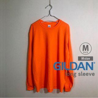 ギルタン(GILDAN)のGILDAN ギルダン ロンT Mサイズ 長袖  Tシャツ セーフティオレンジ(Tシャツ/カットソー(七分/長袖))