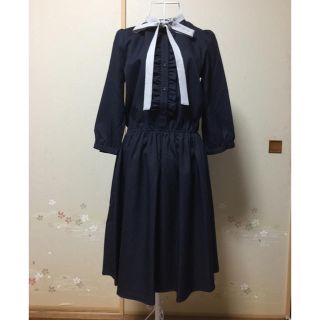 マーサ(MARTHA)の新品 MARTHA リボンワンピース(ひざ丈ワンピース)