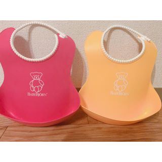 ベビービョルン(BABYBJORN)のベビービョルン お食事エプロン2個(お食事エプロン)