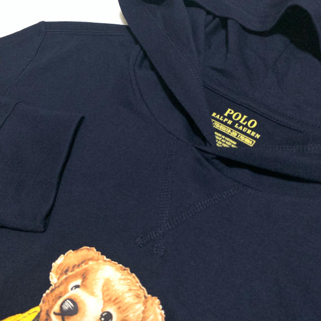 POLO RALPH LAUREN(ポロラルフローレン)のPOLO RALPH LAUREN ロングTパーカー /Bear 160 メンズのトップス(Tシャツ/カットソー(七分/長袖))の商品写真