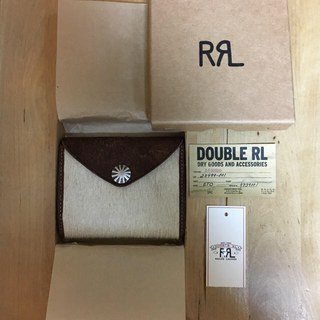 ダブルアールエル(RRL)のRRL コンチョレザーウォレット(折り財布)