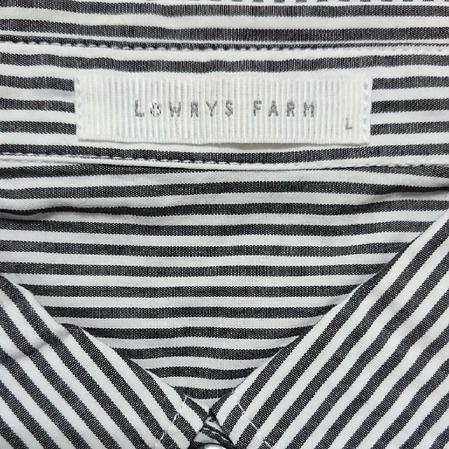 LOWRYS FARM(ローリーズファーム)のLOWRYS FARM  シャツ  ストライプ レディースのトップス(シャツ/ブラウス(長袖/七分))の商品写真