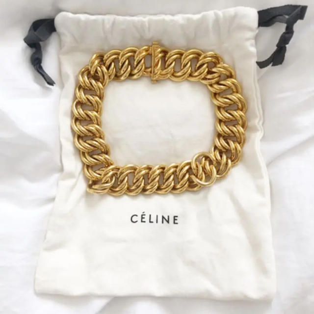 celine(セリーヌ)のCeline 2018 ゴールドチェーン ネックレス レディースのアクセサリー(ネックレス)の商品写真
