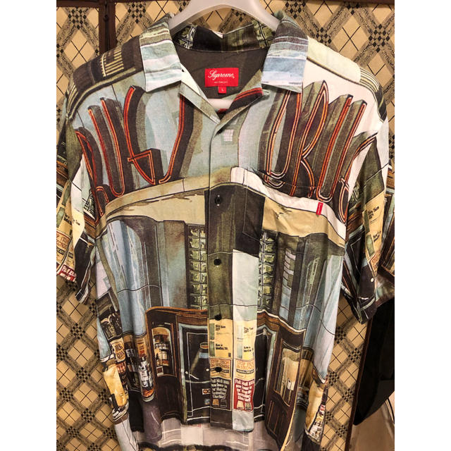 Supreme drugs rayon shirt Lの通販 by peterlien's shop｜シュプリームならラクマ - シュプリームSupreme NEW