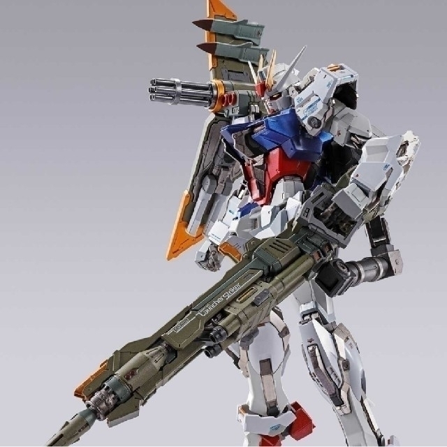新品・4点】METAL BUILD ストライクガンダム・ストライカーセット-