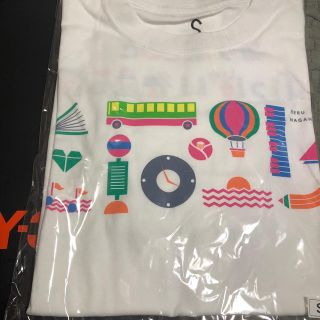 ケヤキザカフォーティーシックス(欅坂46(けやき坂46))の長濱ねる卒業グッズ、思い出ロゴTシャツ(アイドルグッズ)