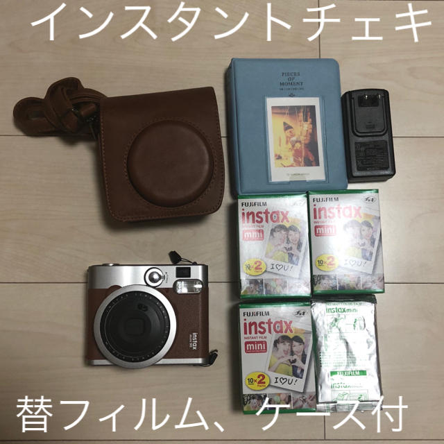 fujifirm " instax mini90 ネオクラシック ブラウン "