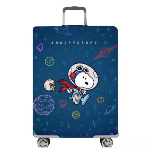 SNOOPY(スヌーピー)の再入荷！SALE スーツケースカバー スヌーピー  宇宙 XLサイズ レディースのバッグ(スーツケース/キャリーバッグ)の商品写真