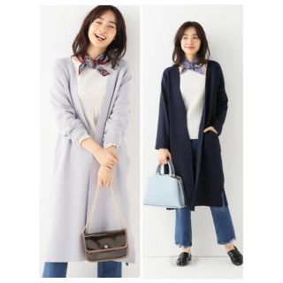 スピックアンドスパン(Spick & Span)の特価！新品【B.C STOCK】ソウバリニット コート  カーディガン ロング(カーディガン)
