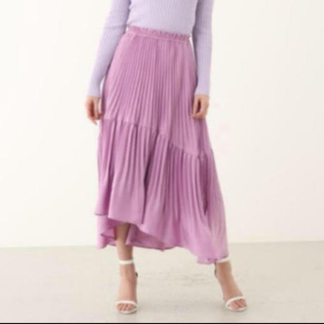 rienda(リエンダ)のrienda プリーツティアードJWフレアスカート レディースのスカート(ロングスカート)の商品写真