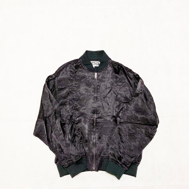 CDG【Logo Satin Blouson】