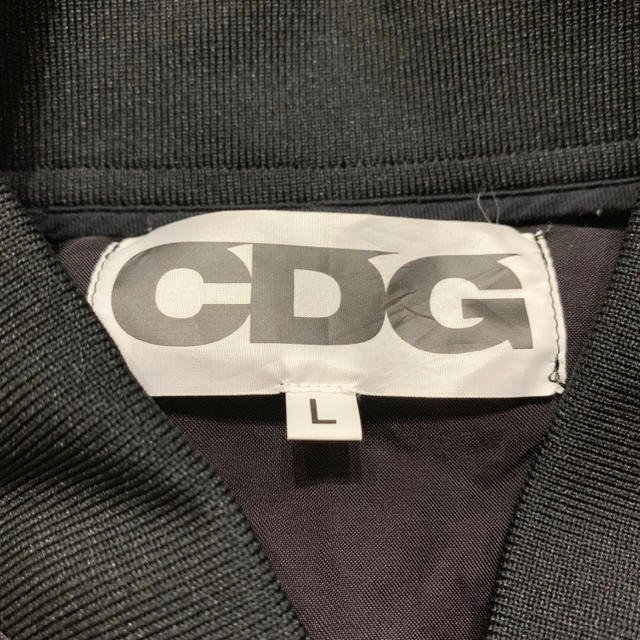 CDG【Logo Satin Blouson】