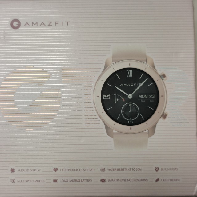 ☆新品未開封☆Amazfit GTR スマートウォッチ　サクラピンク メンズの時計(腕時計(デジタル))の商品写真