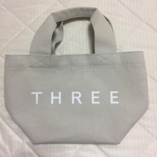 スリー(THREE)のTHREE ベージュトートバッグ 非売品(トートバッグ)