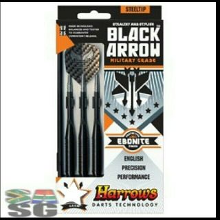 Harrows BLACK ARROW 19g steeltip ハードダーツ(ダーツ)