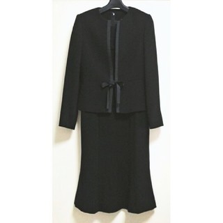 ブラックフォーマルワンピーススーツ(礼服/喪服)