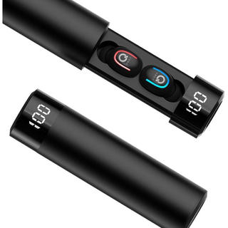 Bluetooth 完全ワイヤレス イヤホン LEDデジタル(ヘッドフォン/イヤフォン)