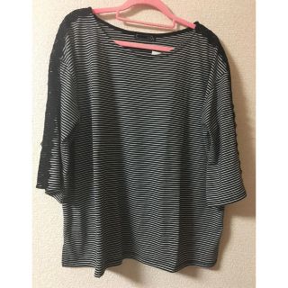 トップス ボーダー(Tシャツ(長袖/七分))