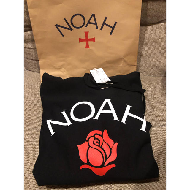 新作 NOAH ノア nyc rose logo hoodie パーカー S