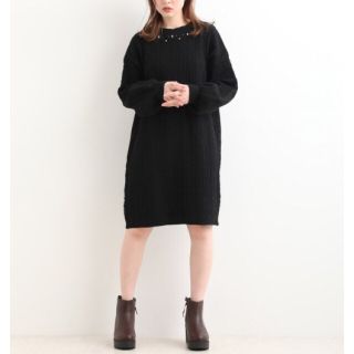 マジェスティックレゴン(MAJESTIC LEGON)の新品♡定価5616円 マジェスティックレゴン Perl付き♪ニットワンピース (その他)