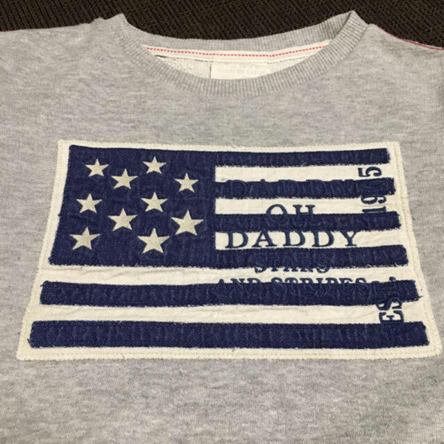 daddy oh daddy(ダディオーダディー)のトレーナー  キッズ/ベビー/マタニティのキッズ服男の子用(90cm~)(Tシャツ/カットソー)の商品写真