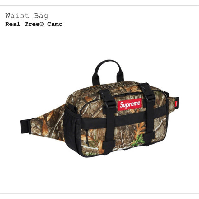 19aw 新品未使用 supreme Waist Bag camo カモ