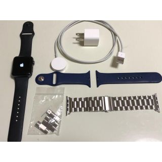 アップルウォッチ(Apple Watch)のApple Watch Series 3 42mm SpaceGray GPS(腕時計(デジタル))