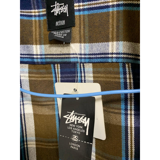 STUSSY(ステューシー)のstussy チェックシャツ 未使用品 メンズのトップス(シャツ)の商品写真