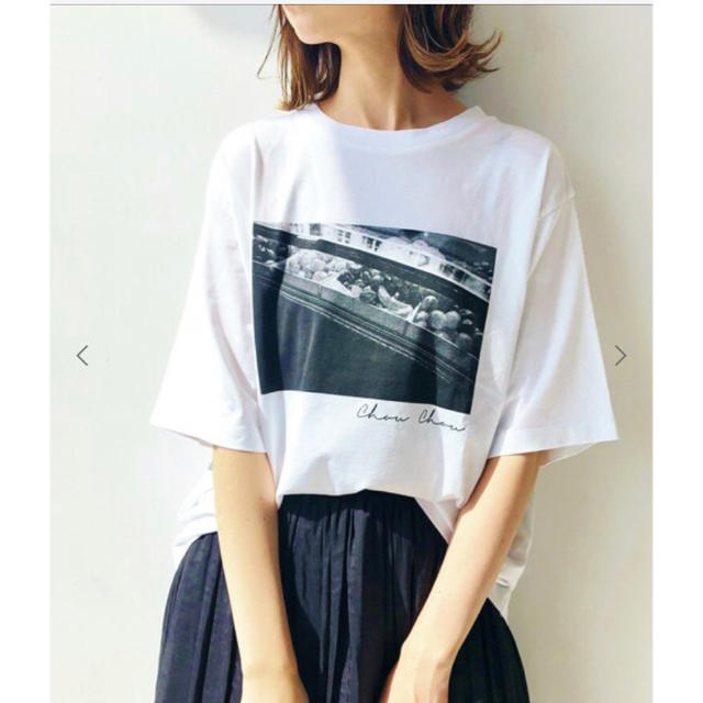 IENA paris photo Tシャツ ホワイトC 新品 2019AW 完売 Tシャツ(半袖/袖なし)