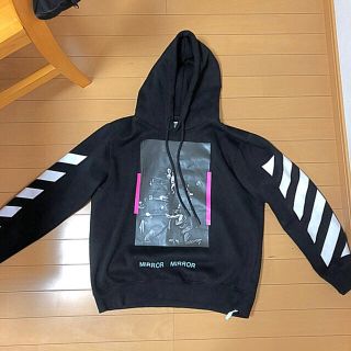 オフホワイト(OFF-WHITE)のoff-white  パーカー Lサイズ(パーカー)