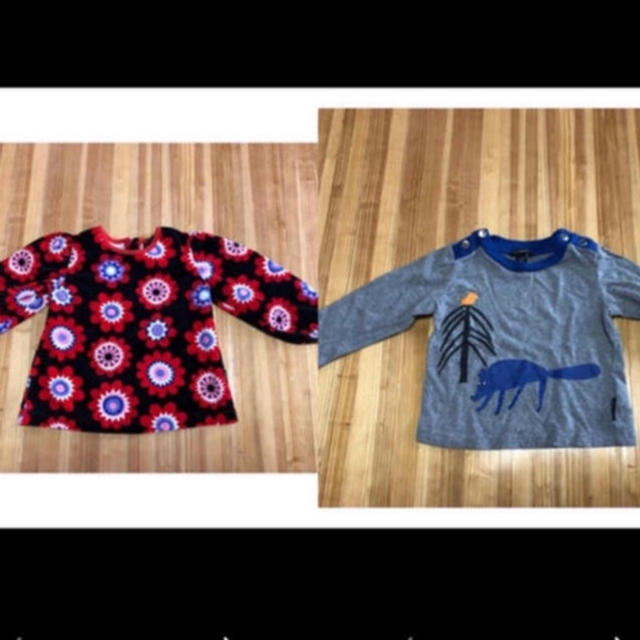 marimekko(マリメッコ)のマリメッコ トップス 2点セット キッズ/ベビー/マタニティのキッズ服女の子用(90cm~)(ブラウス)の商品写真