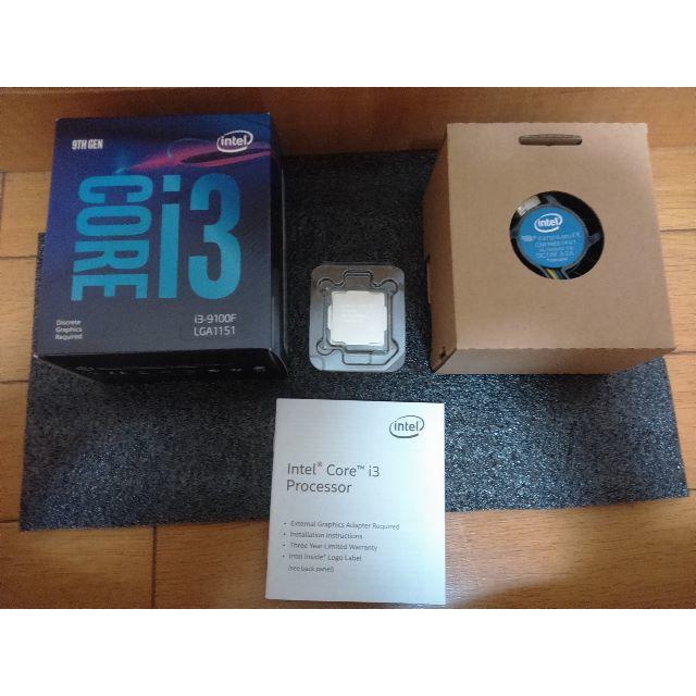 Intel Core i3 9100F BOX 動作品♪