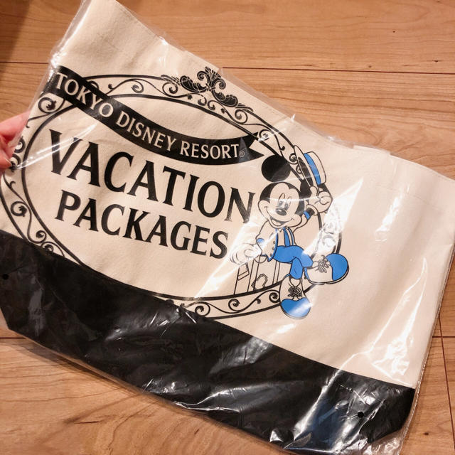 Disney(ディズニー)のディズニー バケーションパッケージ トートバッグ バッグ エンタメ/ホビーのおもちゃ/ぬいぐるみ(キャラクターグッズ)の商品写真