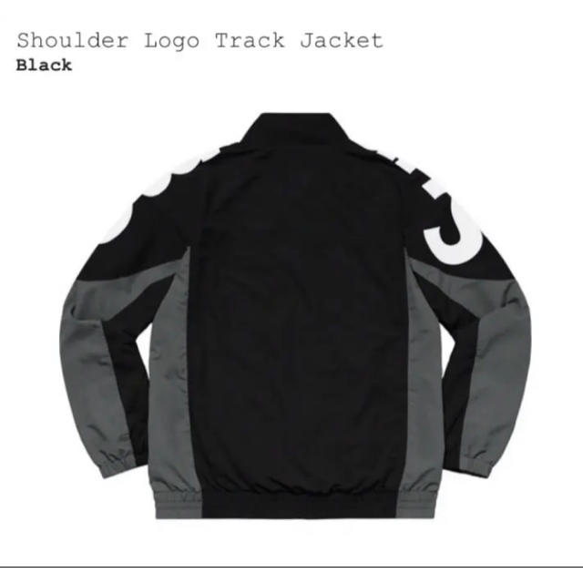 Shoulder Logo Track Jacket Black XL